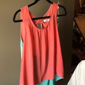 Two color tank top